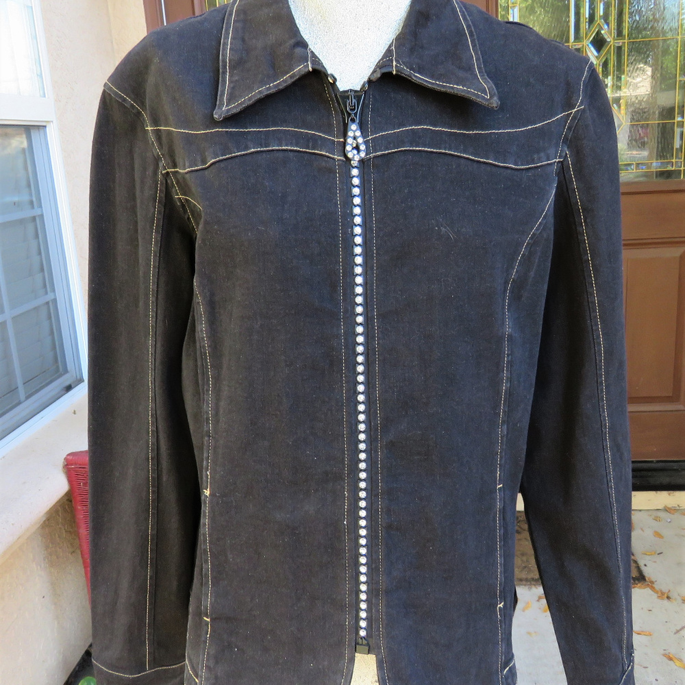 Christine Alexander Crystal Trimmed Jacket